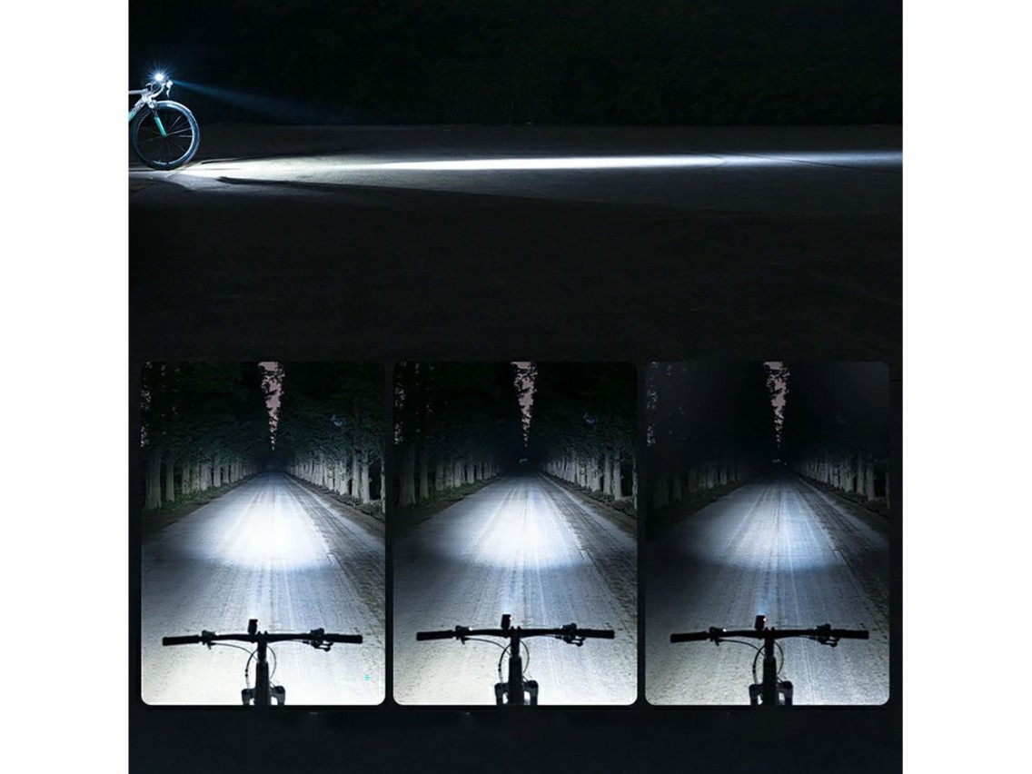 Rockbros RHL400 Front Bike Light 400lm USB-C - Black