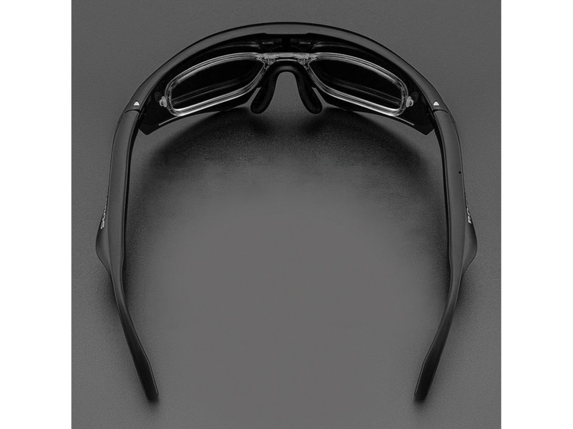 Rockbros SP-251 Polarized Cycling Glasses with Bluetooth Audio Kit - Black