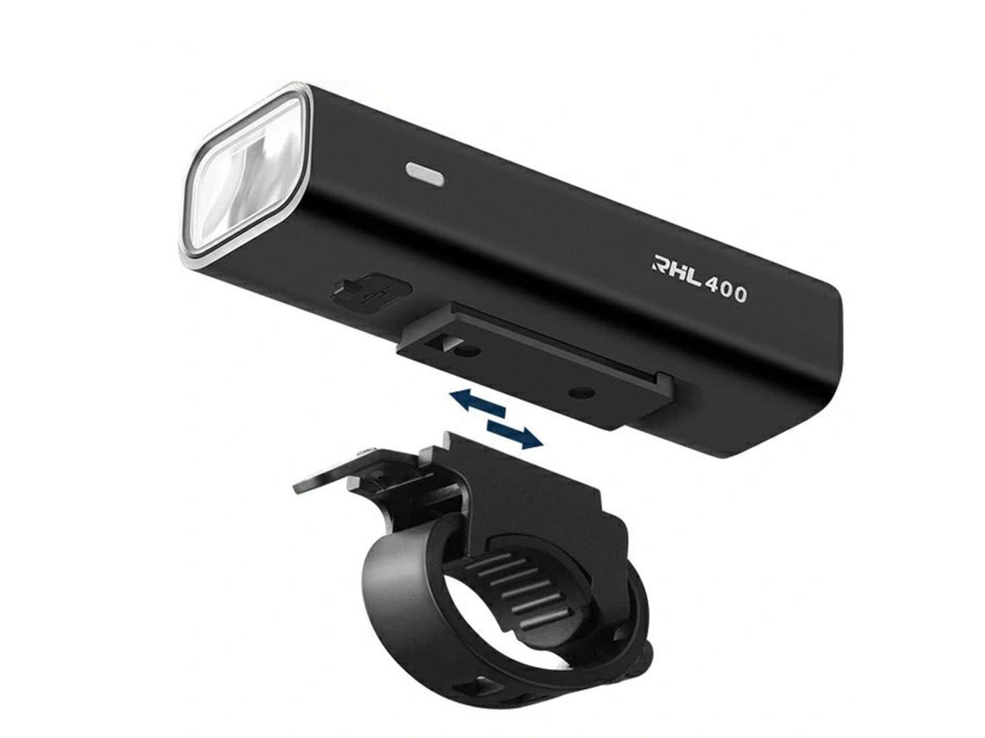 Rockbros RHL400 Front Bike Light 400lm USB-C - Black