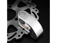 Candado para bicicleta Rockbros LBAYG8308 con alarma y candado de disco - Negro