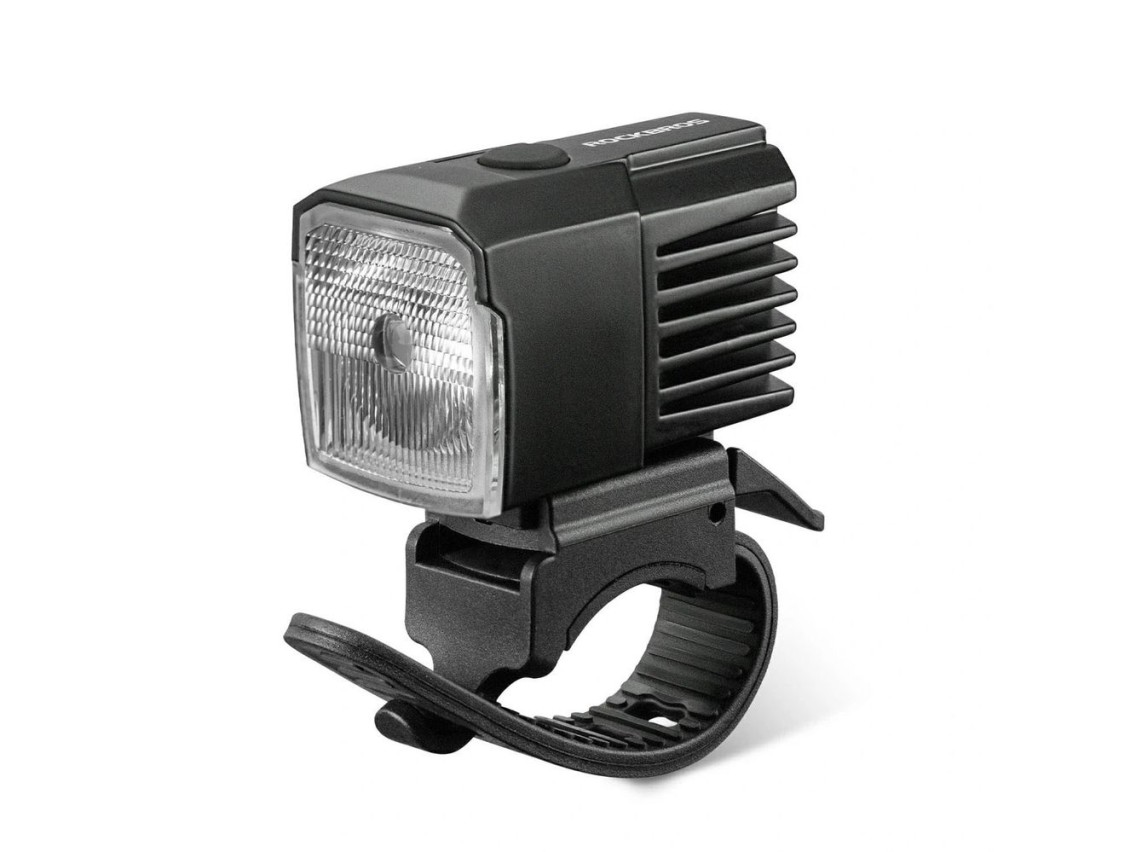 Farol dianteiro para bicicleta Rockbros RHL1600, 1600 l�mens, com fonte de alimenta��o externa USB-C