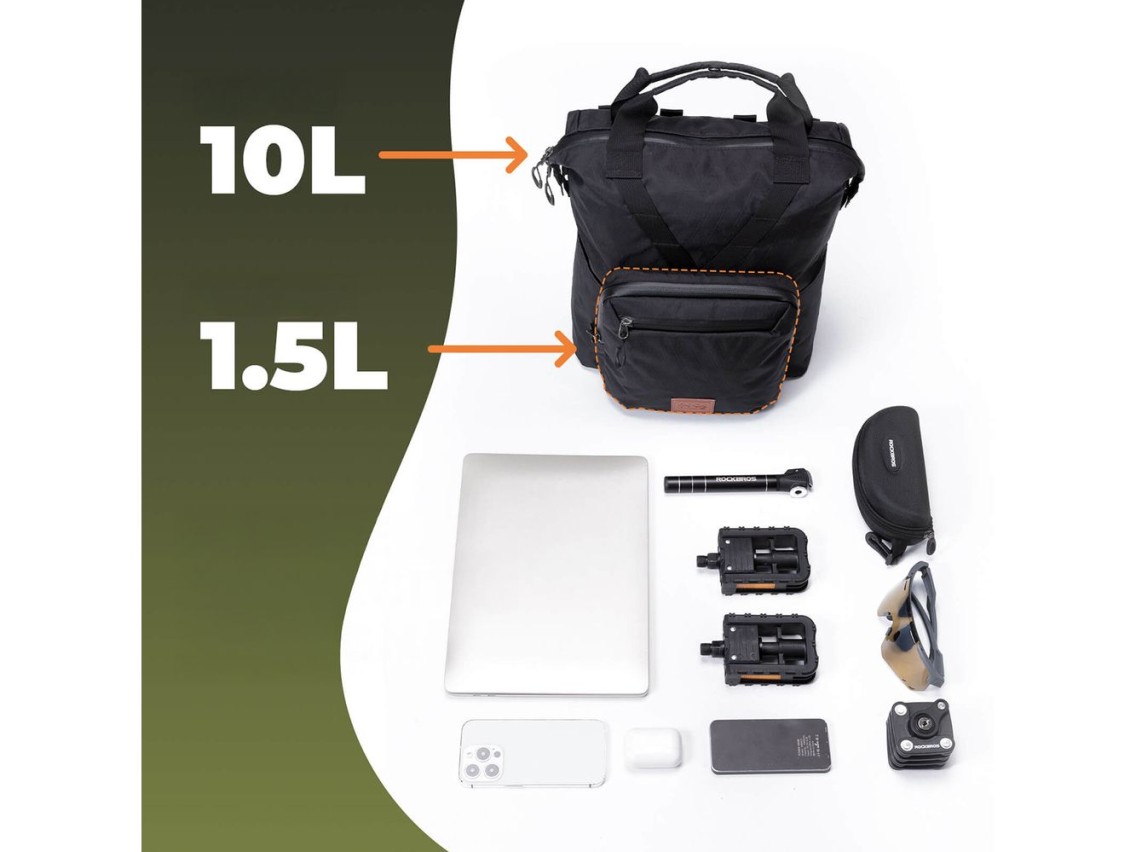 Rockbros H43 Backpack for Brompton Folding Bike - Gray