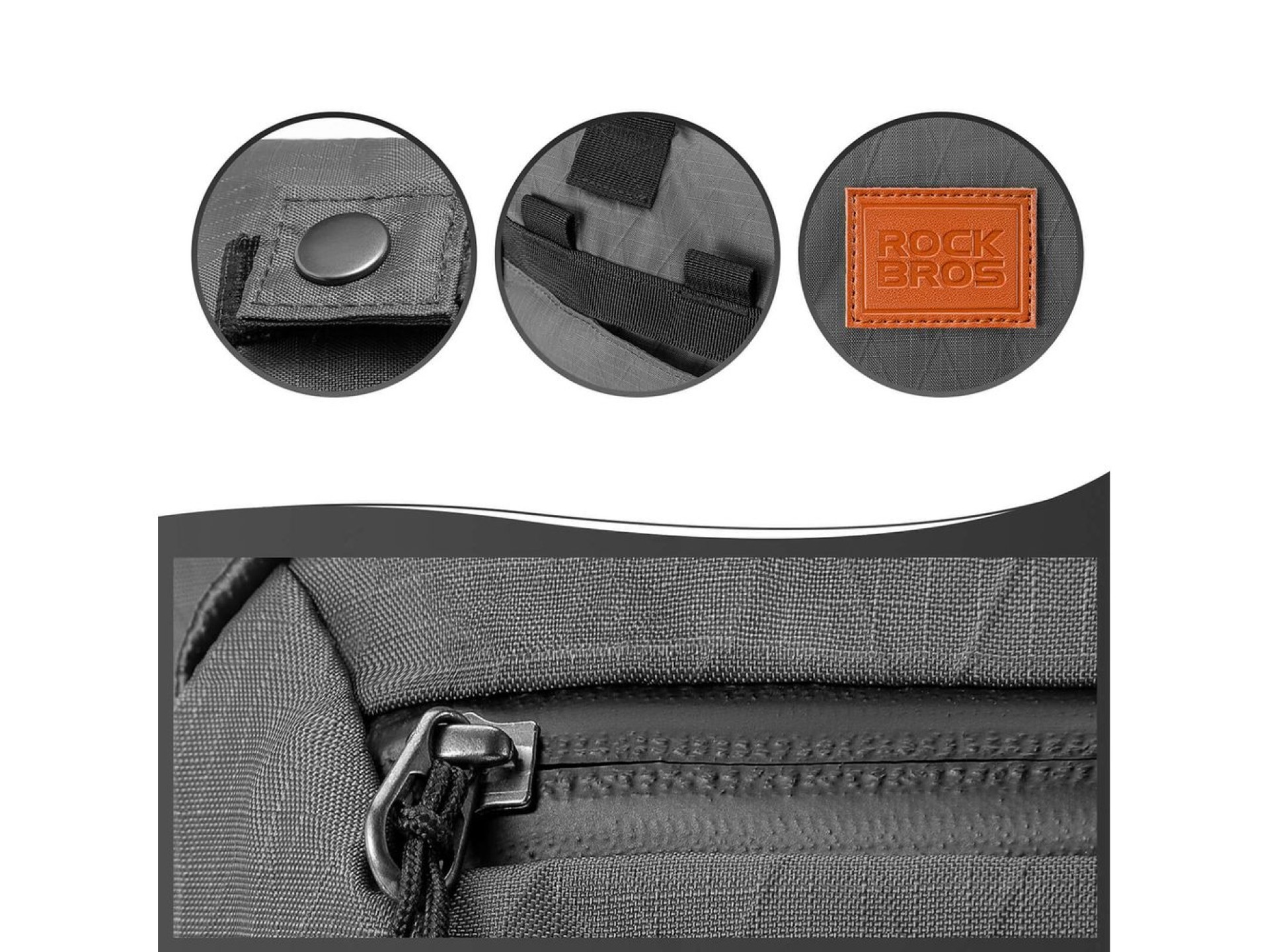 Rockbros H43 Backpack for Brompton Folding Bike - Gray
