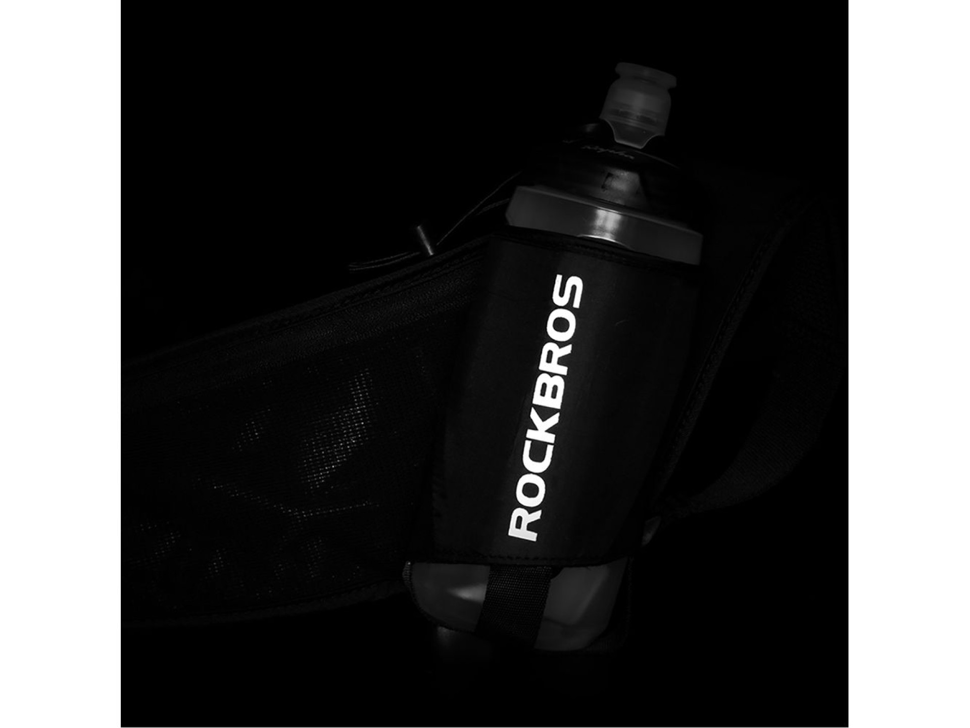 Bolsa de cintura para garrafa de bicicleta Rockbros D45 - Preta