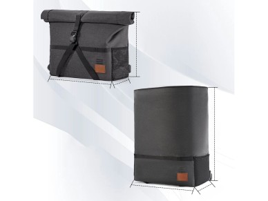 Bolsa multifuncional para manillar de bicicleta Rockbros H48 - Gris Bolsa multifuncional para manillar de bicicleta Rockbros H48 - Gris
