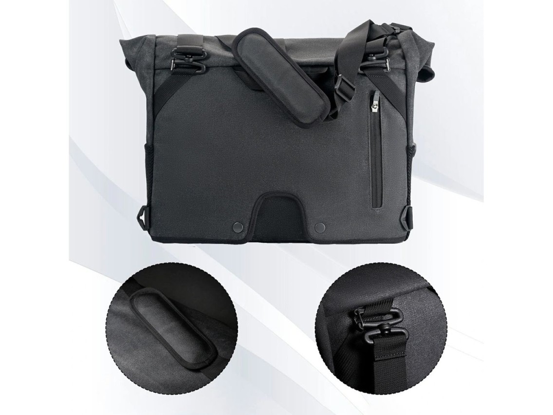 Bolsa multifuncional para manillar de bicicleta Rockbros H48 - Gris