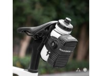 Rockbros P010 multifunctional saddle bag with bottle holder - black Rockbros P010 multifunctional saddle bag with bottle holder - black