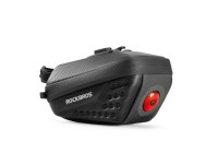 Rockbros C59 Hard Shell Saddle Bag with 250mAh Light - Black