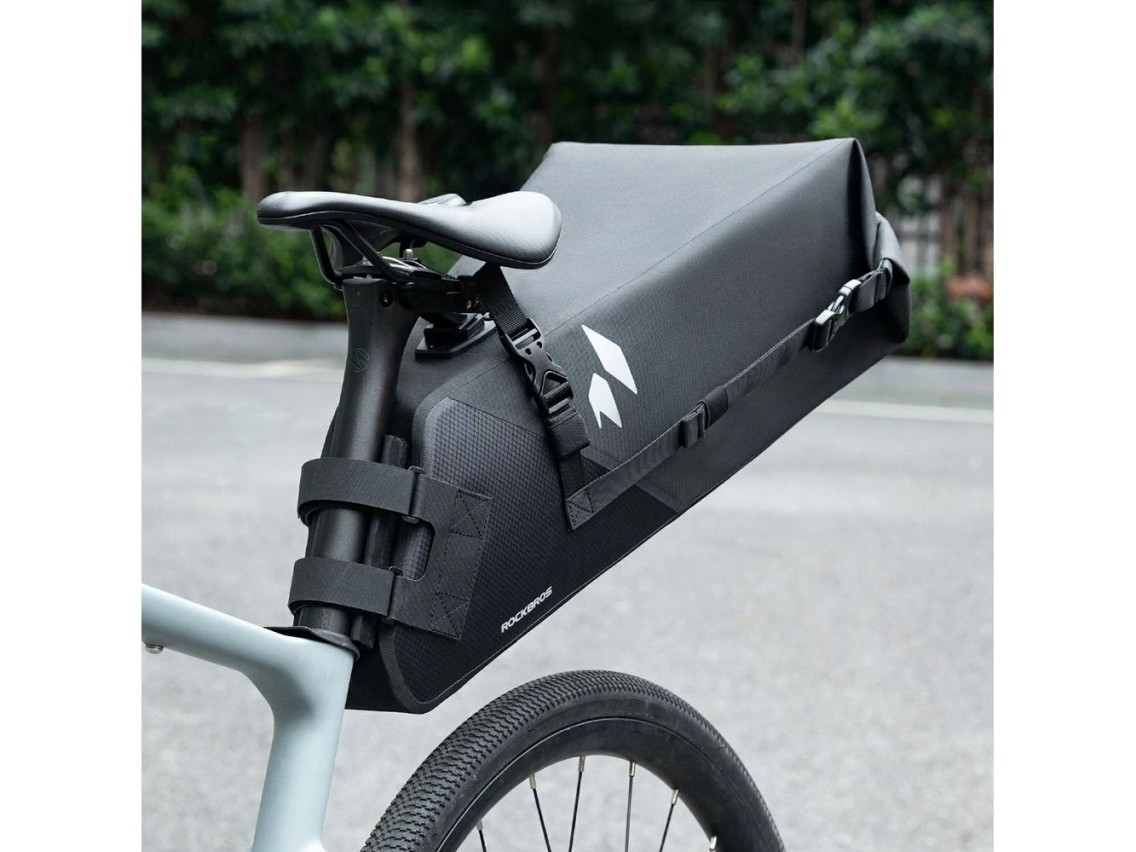 Rockbros AS-157 RideMate Waterproof Saddle Bag - Black