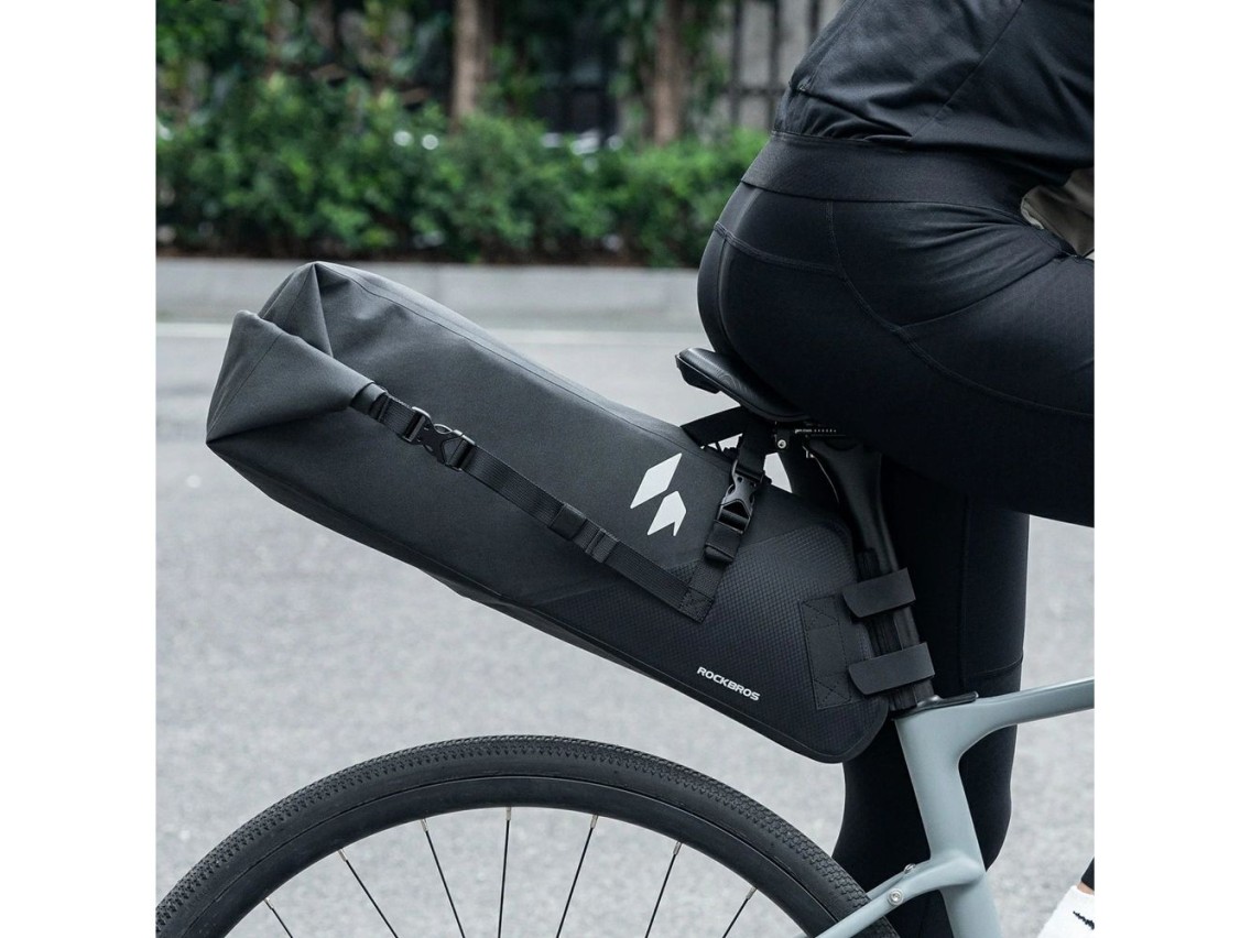 Rockbros AS-157 RideMate Waterproof Saddle Bag - Black