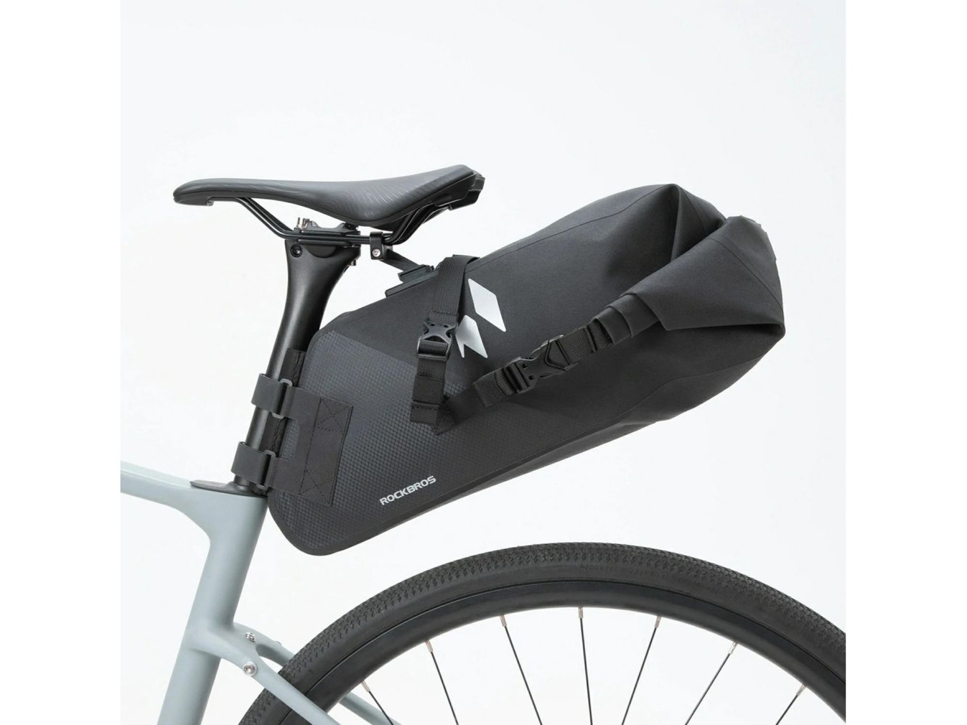 Rockbros AS-157 RideMate Waterproof Saddle Bag - Black
