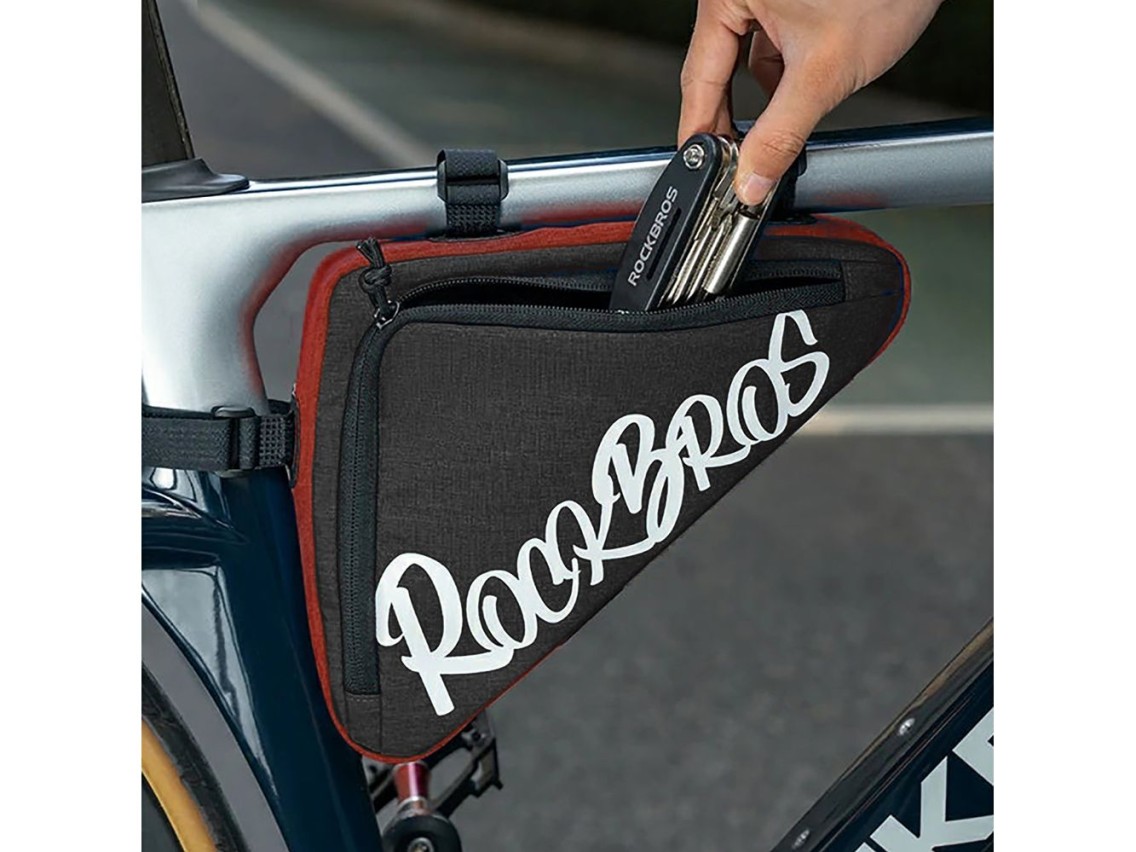 Rockbros G002 Flash Journey Triangle Frame Bike Bag 1.4L - Red