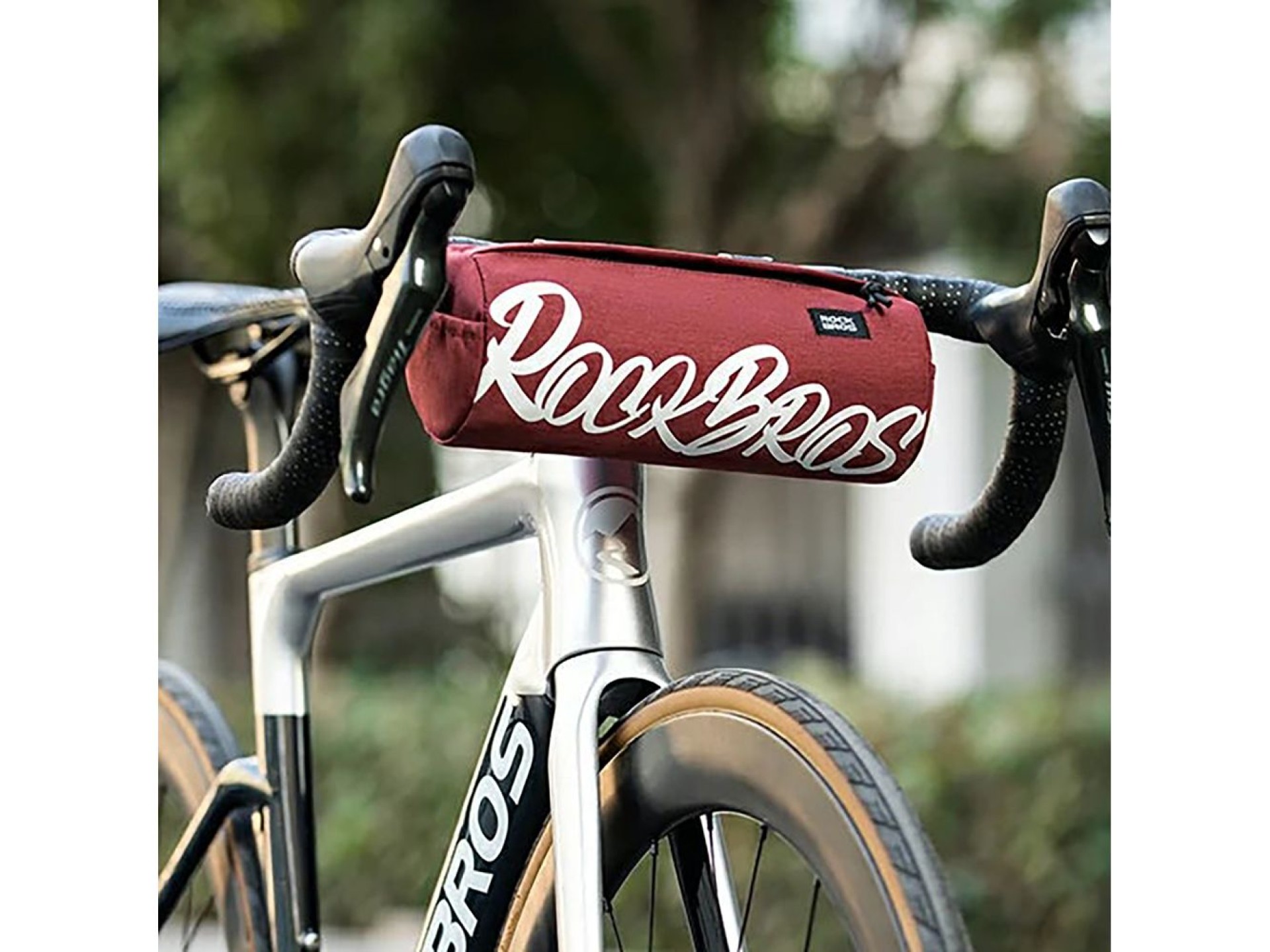 Bolsa de guidão para bicicleta Rockbros G006 Flash Journey 3,6L - Vermelha