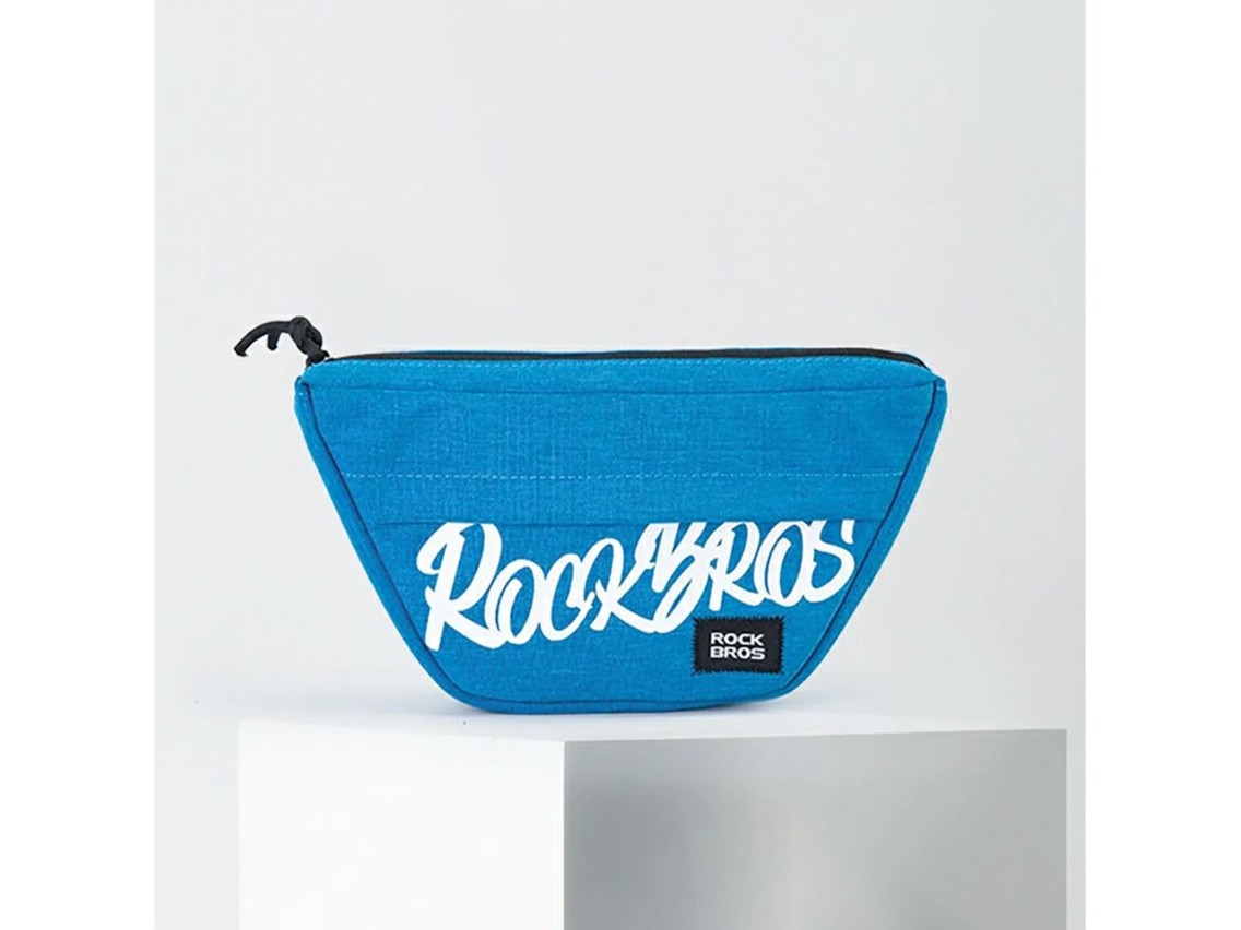 Rockbros G011 Flash Journey trapezoidal handlebar bike bag 0.7 l - blue