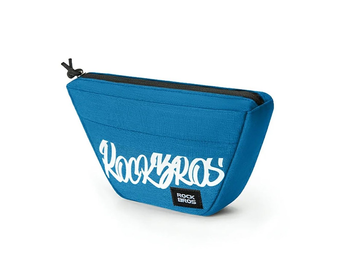 Rockbros G011 Flash Journey trapezoidal handlebar bike bag 0.7 l - blue