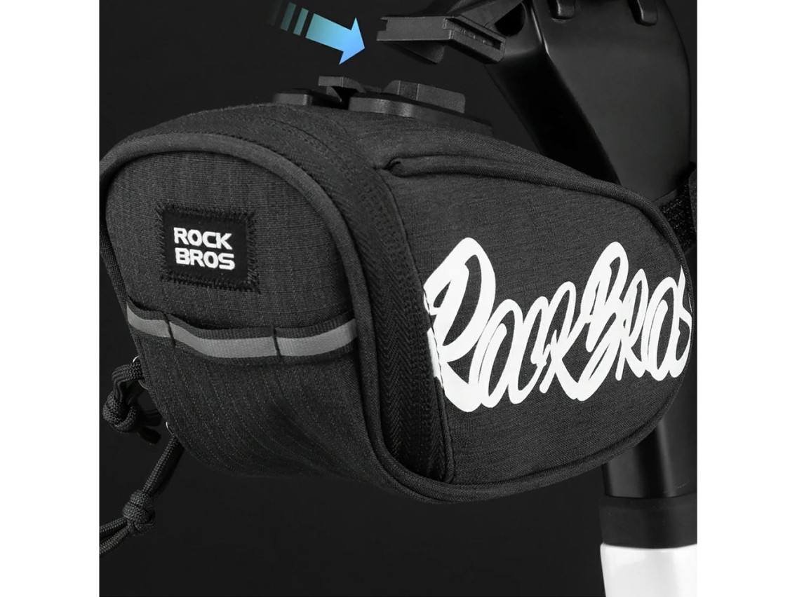 Rockbros G007 Flash Journey Saddle Bag 0.8 l - Black