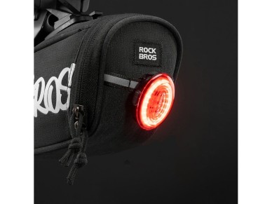 Bolsa de sillín Rockbros G007 Flash Journey de 0,8 l - Negra Bolsa de sillín Rockbros G007 Flash Journey de 0,8 l - Negra