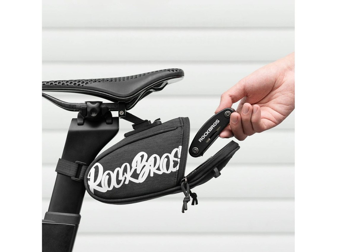 Rockbros G007 Flash Journey Saddle Bag 0.8 l - Black