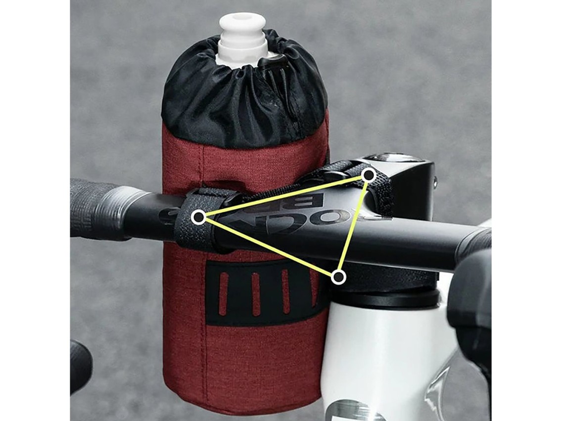 Rockbros G004 Flash Journey 1L Water Bottle Bag - Red