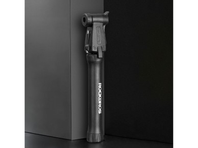 ROCKBROS TM-1701P 80 PSI Mini Bicycle Pump for Presta and Schrader Valves - Black