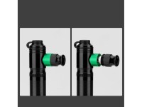 Bomba de CO2 manual/de aluminio Rockbros HQ-75D-CO2 - Negra