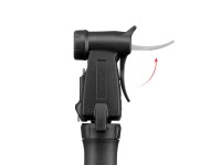 ROCKBROS TM-1701P 80 PSI Mini Bicycle Pump for Presta and Schrader Valves - Black ROCKBROS TM-1701P 80 PSI Mini Bicycle Pump for Presta and Schrader Valves - Black