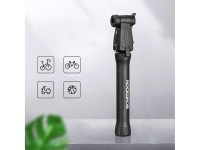 ROCKBROS TM-1701P 80 PSI Mini Bicycle Pump for Presta and Schrader Valves - Black ROCKBROS TM-1701P 80 PSI Mini Bicycle Pump for Presta and Schrader Valves - Black