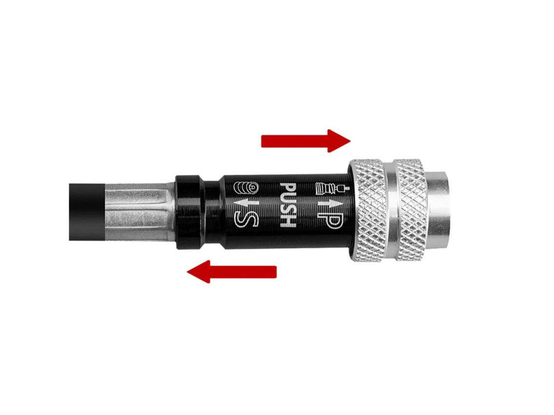 Rockbros SMART-B 150 PSI Mini Bicycle Pump for Presta and Schrader Valves - Black