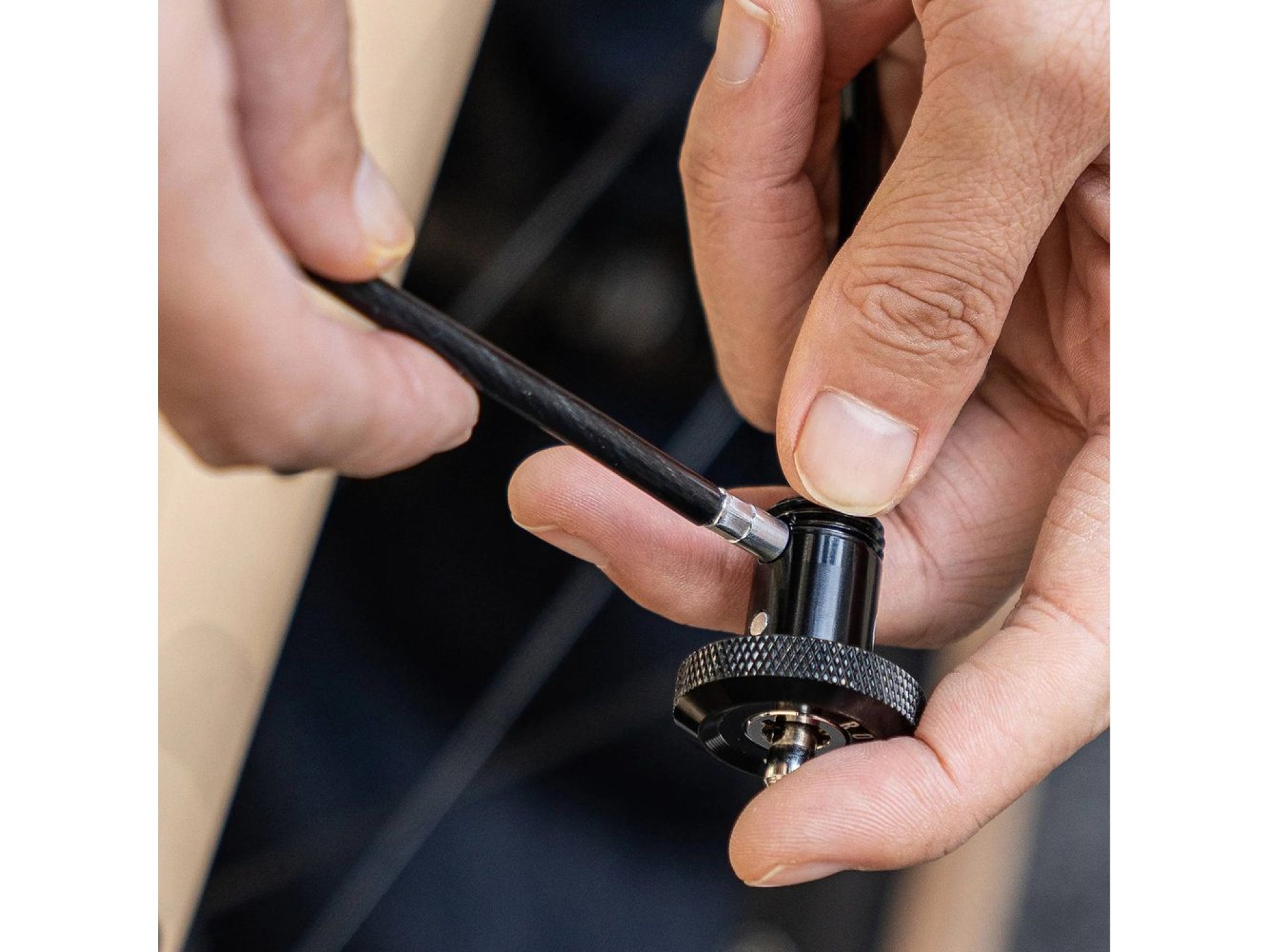 Rockbros YG-HILRO1 ROAD TO SKY cable bike lock, hidden in the handlebar - black