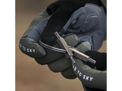 Rockbros VK-ARCO3 ROAD TO SKY Multitool 6-in-1 Keychain - Brown Rockbros VK-ARCO3 ROAD TO SKY Multitool 6-in-1 Keychain - Brown