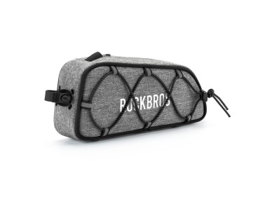 Bolsa de quadro imperme�vel Rockbros TL004 ROAD TO SKY 0,7L para bicicleta - Cinza