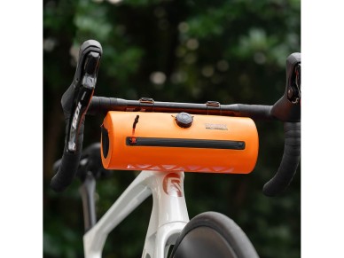 Bolsa para manillar de bicicleta Rockbros AS-143 ROAD TO SKY, impermeable, 2 l - naranja
