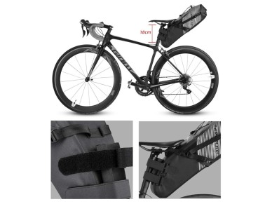 Rockbros AS-013 10L Seat Bag - Black Rockbros AS-013 10L Seat Bag - Black