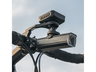 Rockbros FK-301 2-in-1 Handlebar Bike Mount for Computer/Navigator and Camera/Lighting - Black