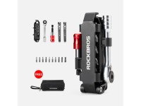 Rockbros Multitool Bicycle Tool Set with Ratchet Wrench and Tire Levers - Black Rockbros Multitool Bicycle Tool Set with Ratchet Wrench and Tire Levers - Black