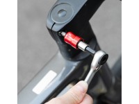 Rockbros Multitool Bicycle Tool Set with Ratchet Wrench and Tire Levers - Black Rockbros Multitool Bicycle Tool Set with Ratchet Wrench and Tire Levers - Black