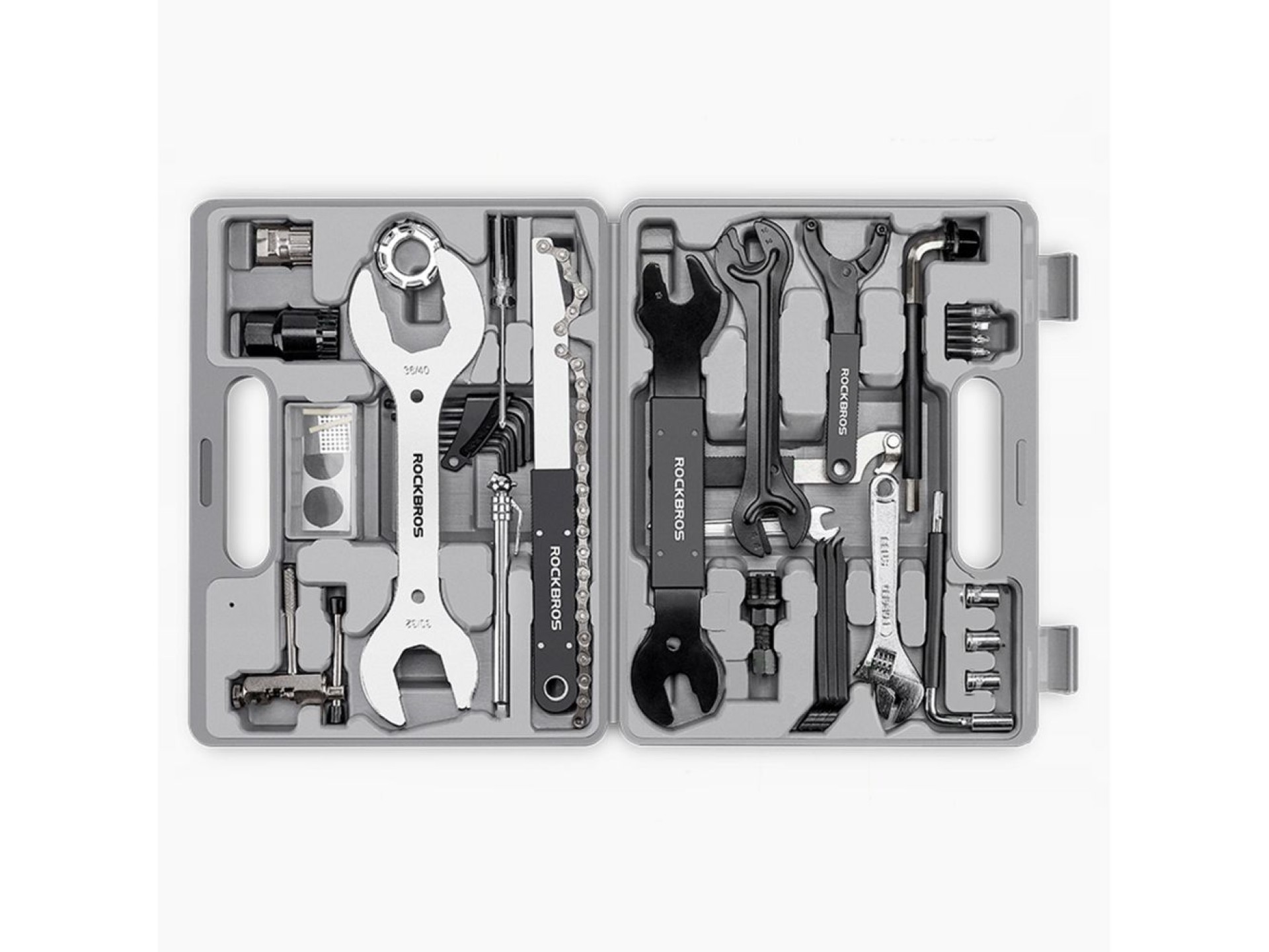 Kit de reparo de bicicletas Rockbros 43210810001 - cinza