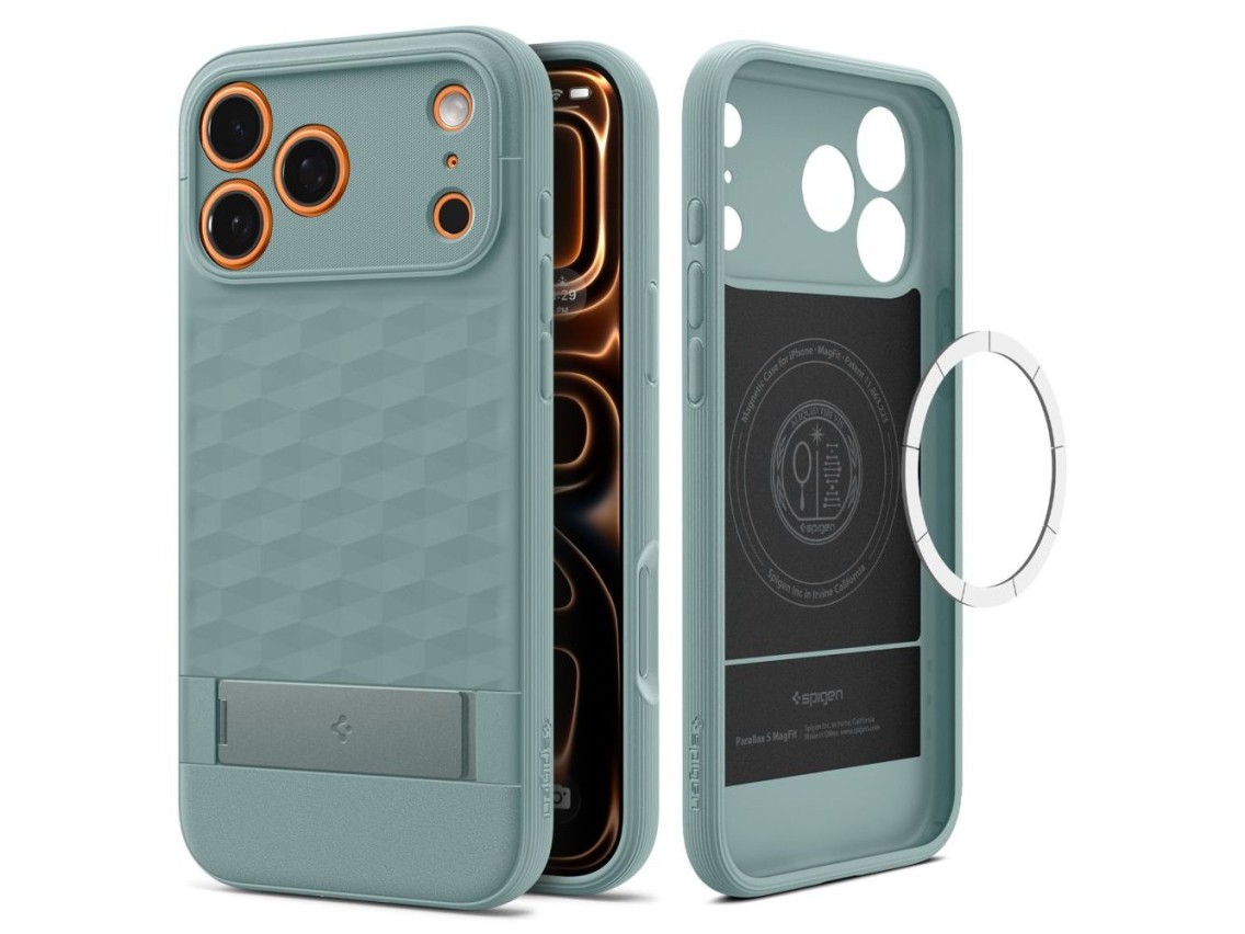 Spigen Parallax "S" MagSafe Case for iPhone 17 Pro - Green