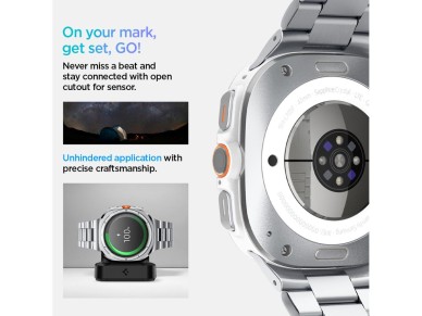 Correa Spigen Modern Fit para Samsung Galaxy Watch Ultra de 47 mm - Plateada