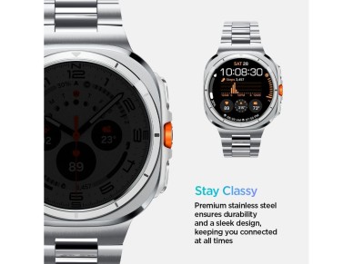 Correa Spigen Modern Fit para Samsung Galaxy Watch Ultra de 47 mm - Plateada
