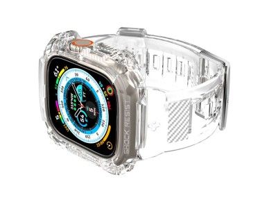 Spigen Rugged Armor Pro Case with Strap for Apple Watch Ultra (49mm) - Clear