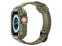 Capa Spigen Rugged Armor Pro com alça para Apple Watch Ultra (49 mm) - Verde Capa Spigen Rugged Armor Pro com alça para Apple Watch Ultra (49 mm) - Verde