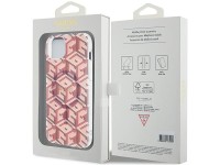 Capa Guess IML GCube MagSafe para iPhone 15/14/13 - rosa Capa Guess IML GCube MagSafe para iPhone 15/14/13 - rosa