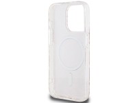 Capa Guess IML GCube MagSafe para iPhone 15 Pro - rosa Capa Guess IML GCube MagSafe para iPhone 15 Pro - rosa