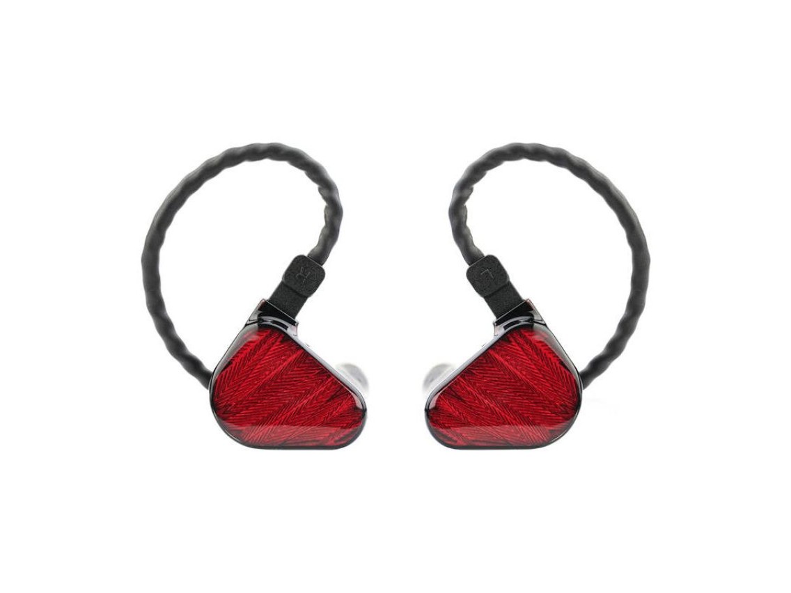 Fones de ouvido intra-auriculares com fio TRUTHEAR Zero (vermelho)
