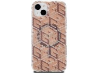 Capa Guess IML GCube MagSafe para iPhone 15 Plus / 14 Plus - marrom Capa Guess IML GCube MagSafe para iPhone 15 Plus / 14 Plus - marrom