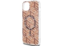 Capa Guess IML GCube MagSafe para iPhone 15 Plus / 14 Plus - marrom Capa Guess IML GCube MagSafe para iPhone 15 Plus / 14 Plus - marrom