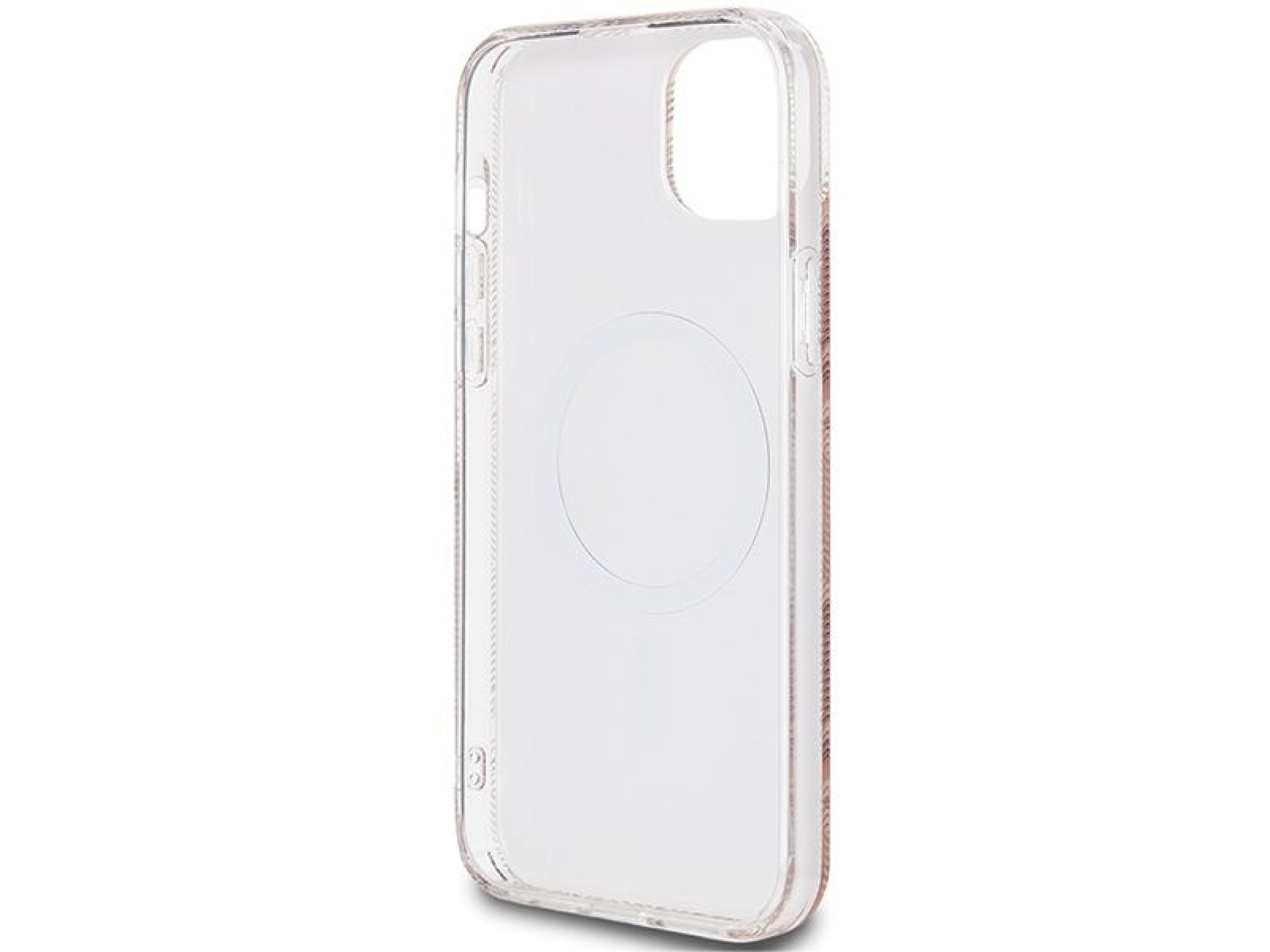 Capa Guess IML GCube MagSafe para iPhone 15 Plus / 14 Plus - marrom