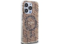 Funda Guess IML GCube MagSafe para iPhone 15 Pro - marrón Funda Guess IML GCube MagSafe para iPhone 15 Pro - marrón
