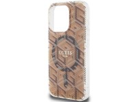 Funda Guess IML GCube MagSafe para iPhone 15 Pro - marrón Funda Guess IML GCube MagSafe para iPhone 15 Pro - marrón